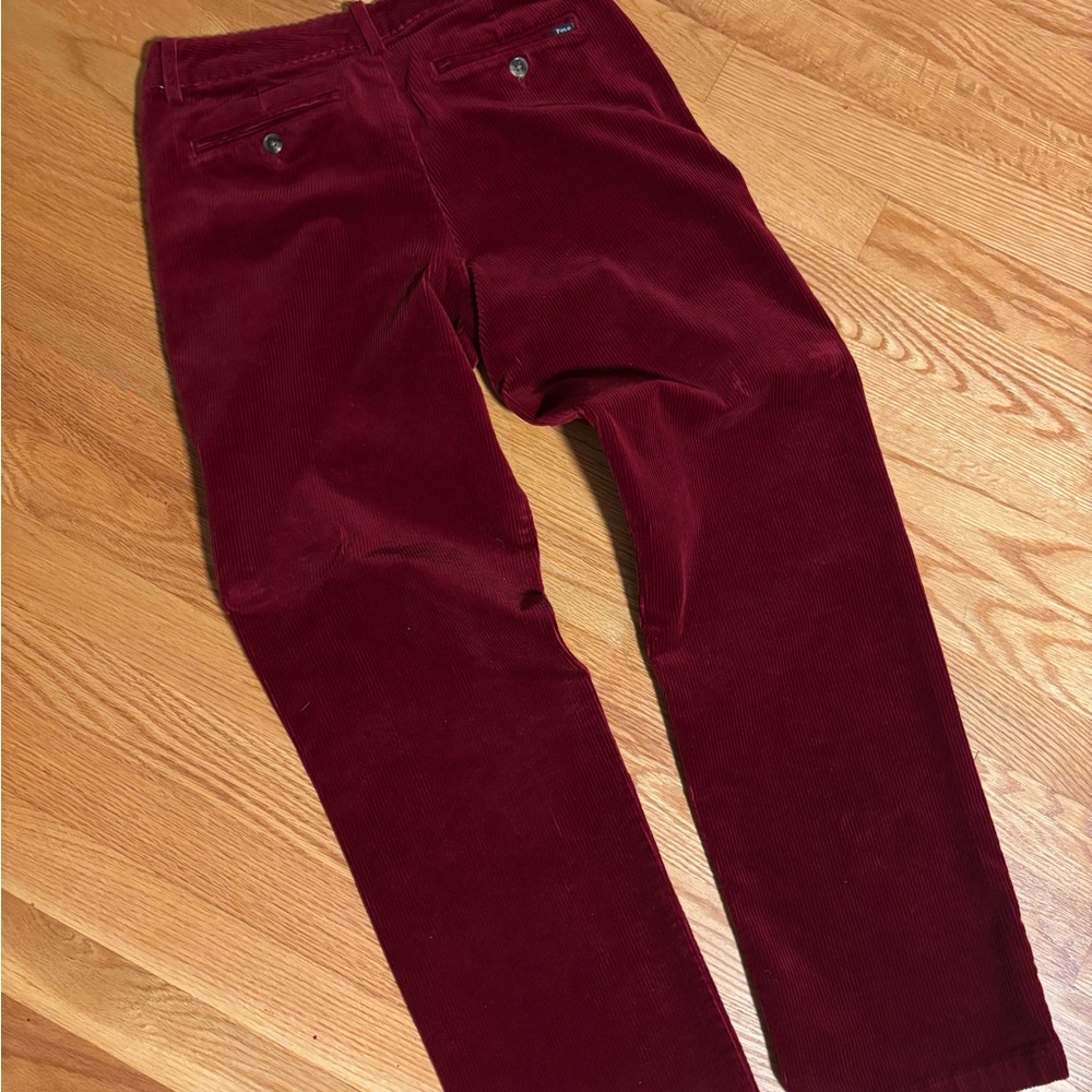 Polo Ralph Lauren Men's Red Corduroy Pants